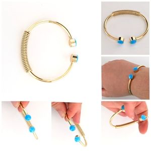 3/20$ Gold And Blue Chic Metallic Bracelet